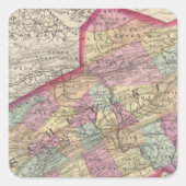 Schuylkill Landkreis Quadratischer Aufkleber (Vorderseite)