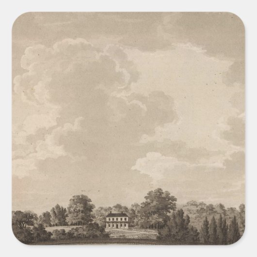 Schuylkill Quadratischer Aufkleber (Vorderseite)