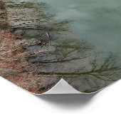 Schuylkill River Clouds Reflektieren Poster (Ecke)