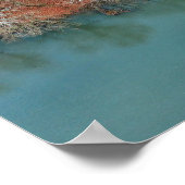 Schuylkill River Fall Trees Print Poster (Ecke)