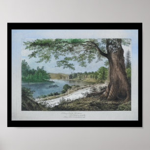 Schuylkill River Manayunk Philadelphia PA Druck Poster