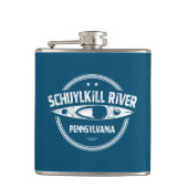 Schuylkill River, Pennsylvania Flachmann (Vorderseite)