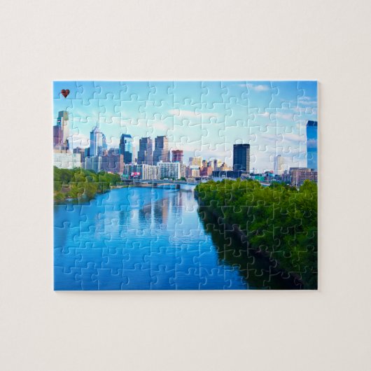 Schuylkill River Philadelphia Puzzle (Horizontal)