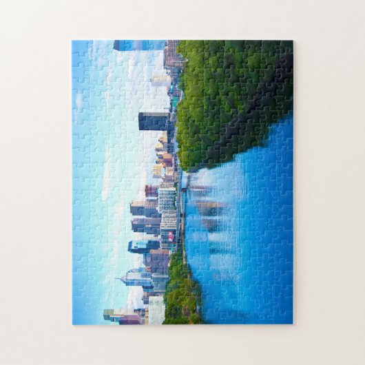 Schuylkill River Philadelphia. Puzzle (Vertikal)