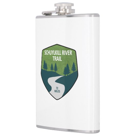 Schuylkill River Trail Flachmann (Links)