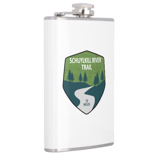 Schuylkill River Trail Flachmann (Rechts)