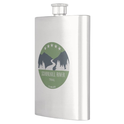 Schuylkill River Trail Flachmann (Links)