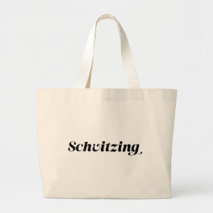 Schvitzing jüdischer Spaß Jumbo Stoffbeutel