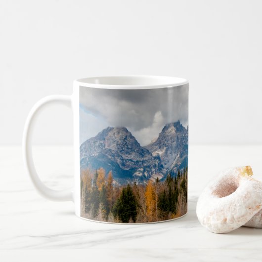 Schwabacher Landing Grand Teton Nationalpark Kaffeetasse (Mit Donut)