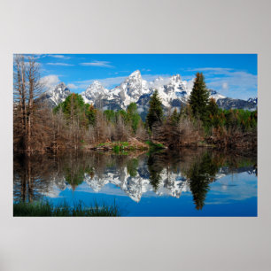 Schwabacher Landing, Grand Teton Poster