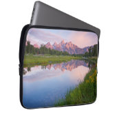 Schwabacher Landungs-Sonnenaufgang Laptopschutzhülle (Vorne Rechts)