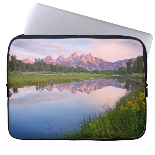 Schwabacher Landungs-Sonnenaufgang Laptopschutzhülle (Vorderseite)