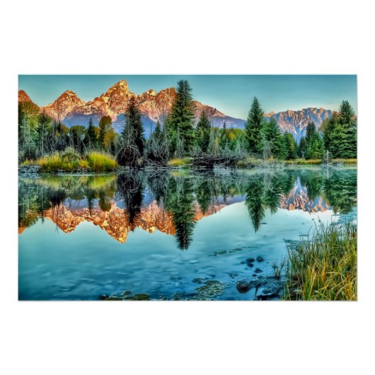 Schwabacher's Landing and Beaver Pond Poster (Vorderseite)