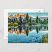 Schwabacher's Landing and Beaver Pond Postkarte (Vorne/Hinten)