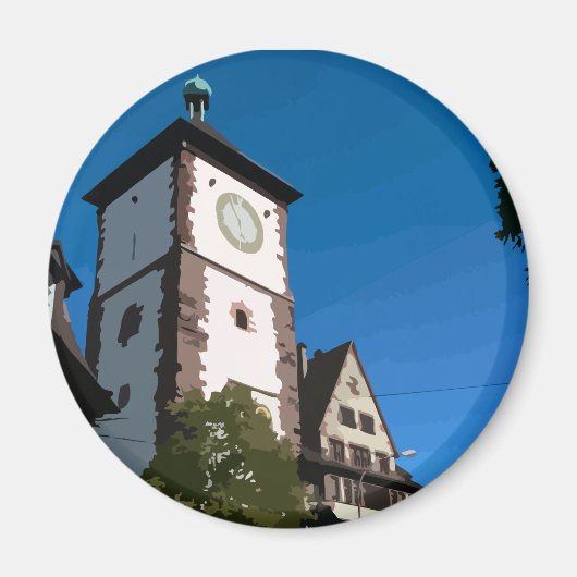 Schwabentor Freiburg Magnet (Vorne)