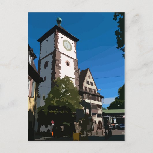 Schwabentor Freiburg Postkarte (Vorderseite)