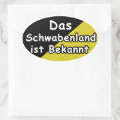 Schwäbisch sind bekannte Sticker (Tasche)