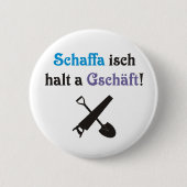 Schwäbische Arbeitsauffassung Button (Vorderseite)