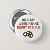 Schwäbische Beleidigung Button (Vorne & Hinten)