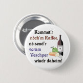 Schwäbische Einladung Button (Vorne & Hinten)