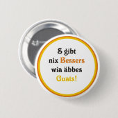 Schwäbische Genügsamkeit Button (Vorne & Hinten)