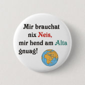 Schwäbische Weltläufte Button (Vorderseite)
