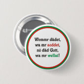 Schwäbischer Katechismus Button (Vorne & Hinten)