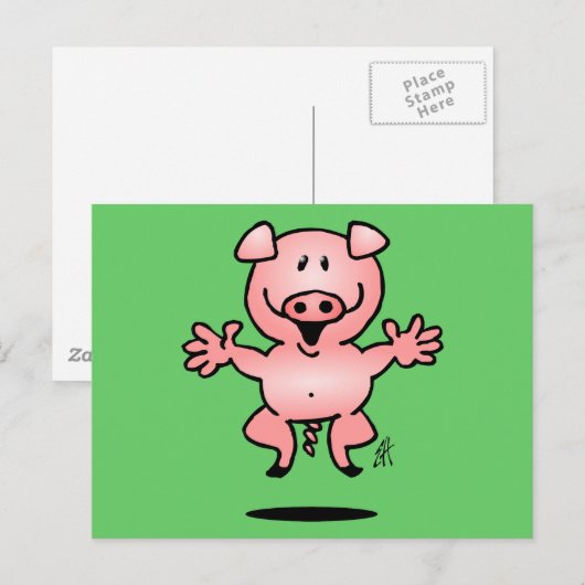 schwach postkarte (Vorne/Hinten)