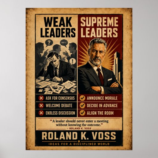 Schwache Führer vs. Oberste Führer Poster (Vorne)