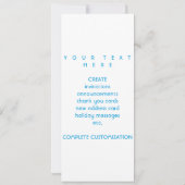 schwache Kälte Einladung (Rückseite)