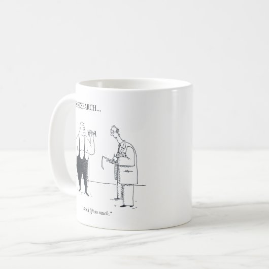 schwache Tasse der Forschung (Vorderseite Links)