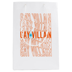 Schwacher Bösewicht Lustiges Meme LGBT Schwuler St Mittlere Geschenktüte