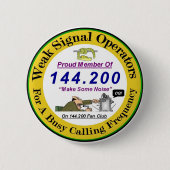 Schwaches Signal-Knopf-Logo Button (Vorderseite)