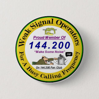 Schwaches Signal-Knopf-Logo Button