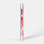 Schwaden aus rotem Rauch in weiß Samsung Galaxy Hülle (Rechte Seite)