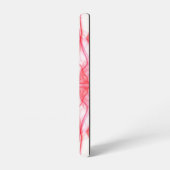 Schwaden aus rotem Rauch in weiß Samsung Galaxy Hülle (Linke Seite)