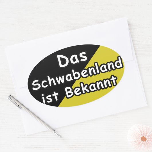 Schwaebisch Are Known Sticker (Umschlag)