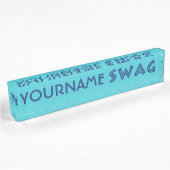SCHWAG-individuelle Name Namensplakette