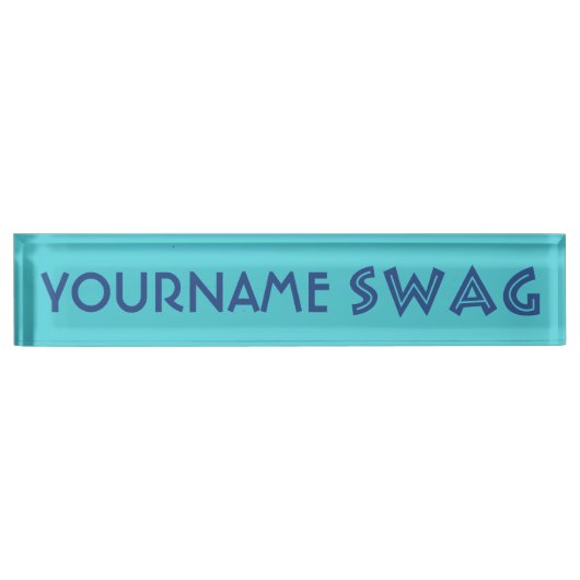 SCHWAG-individuelle Name Namensplakette (Vorderseite)