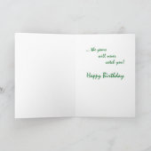 Schwager, 50. Geburtstags-Welpe läuft Karte (Innenseite)