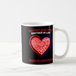 Schwager CHD-Bewusstseinsmonat Produkte Herz Kaffeetasse
