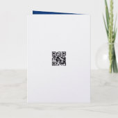Schwager Geburtstag Blaues Leder Karte (Rückseite)