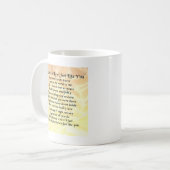 Schwager-Gedicht - Creme Kaffeetasse (Vorderseite Links)