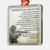 Schwager-Gedicht - Soldat-Entwurf Ornament Aus Metall (Links)