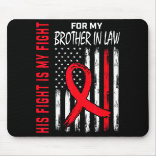 Schwager Herzkrankheit Bewusstseinsmonat Produ Mousepad