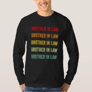 Schwager Regenbogen Text Schwager Farbige T-Shirt