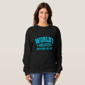 Schwager Weltweit Größter Blauer Sweatshirt (Vorne ganz)
