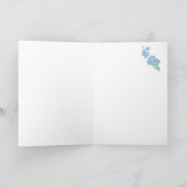 Schwägerin-Geburtstag vergessen mich nicht, Blume Karte (Innenseite)