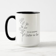 Schwägerin-Geschenk für Schwägerin-Tasse Schwester