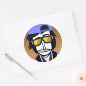 SCHWAGG RUNDER AUFKLEBER (Umschlag)